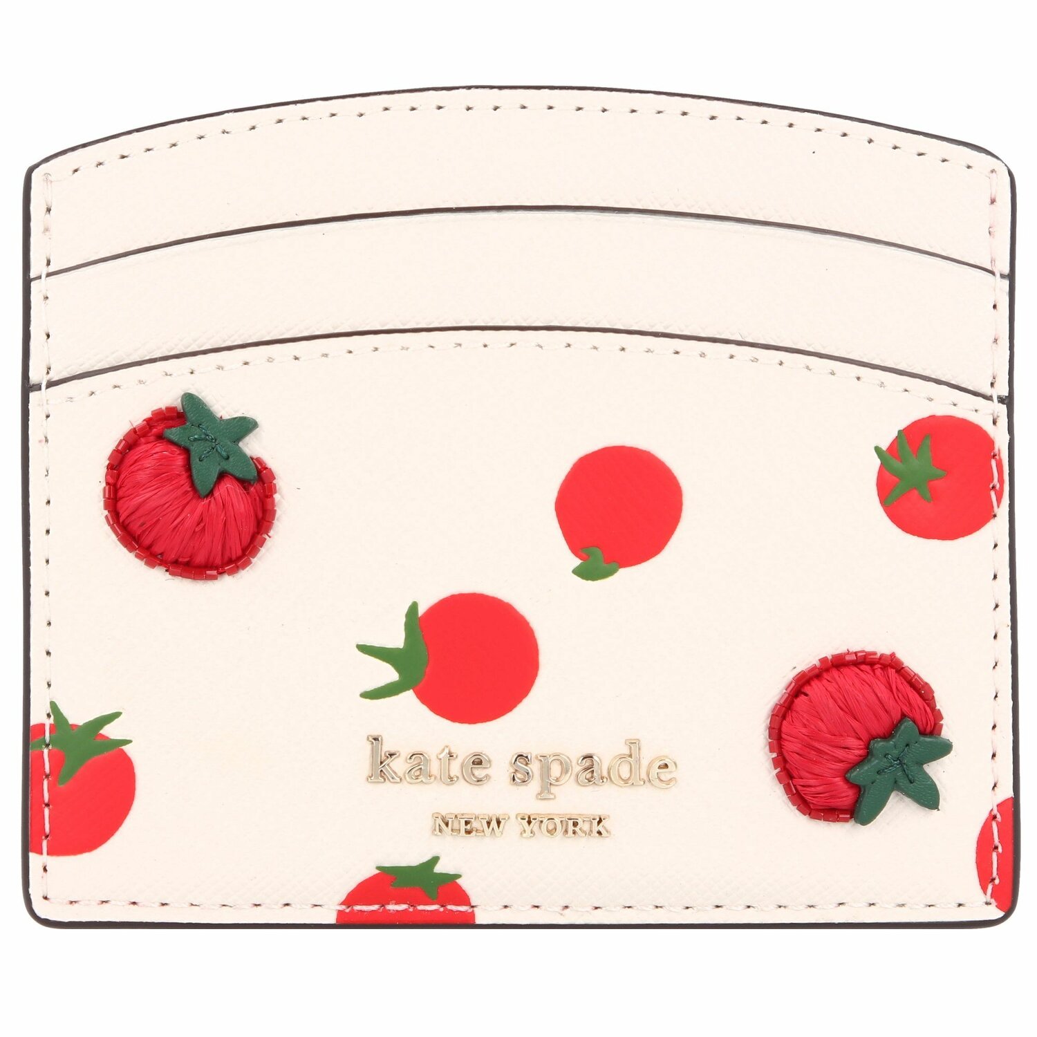 Kate Spade New York Spencer Tomato Porte-cartes de crédit 10,5 cm parchment  multi | sur 