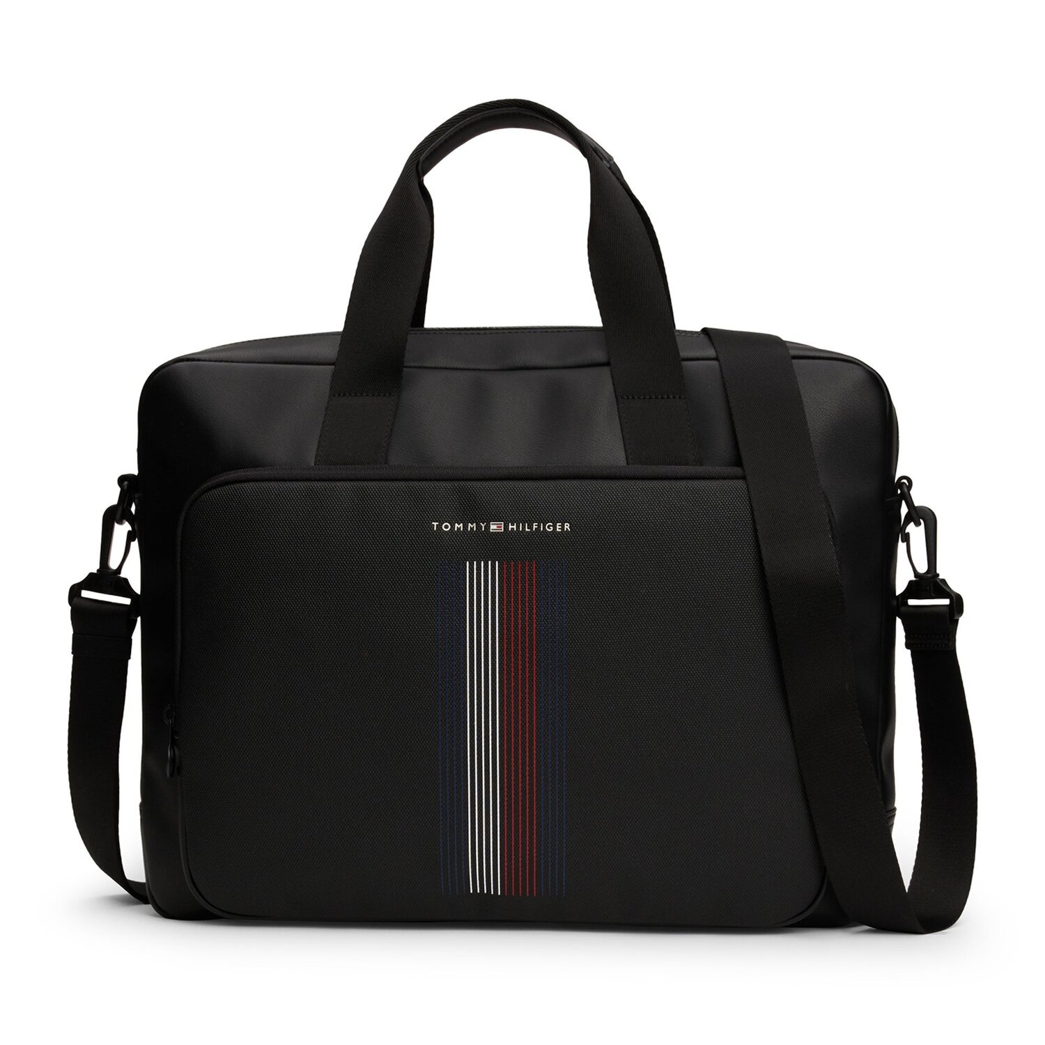 Tommy Hilfiger TH Foundation Sacoche pour ordinateur portable 41 cm black sur Bagage24