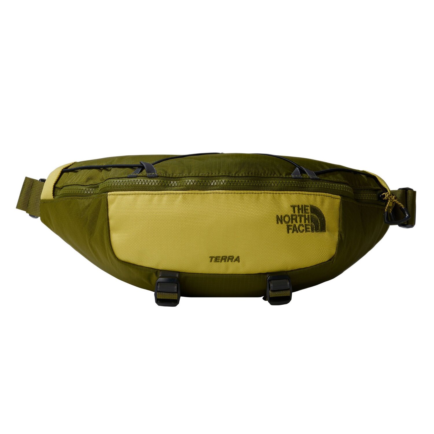 The North Face Terra Lumbar Sac banane 39 cm forest olive yellow sil sur Bagage24