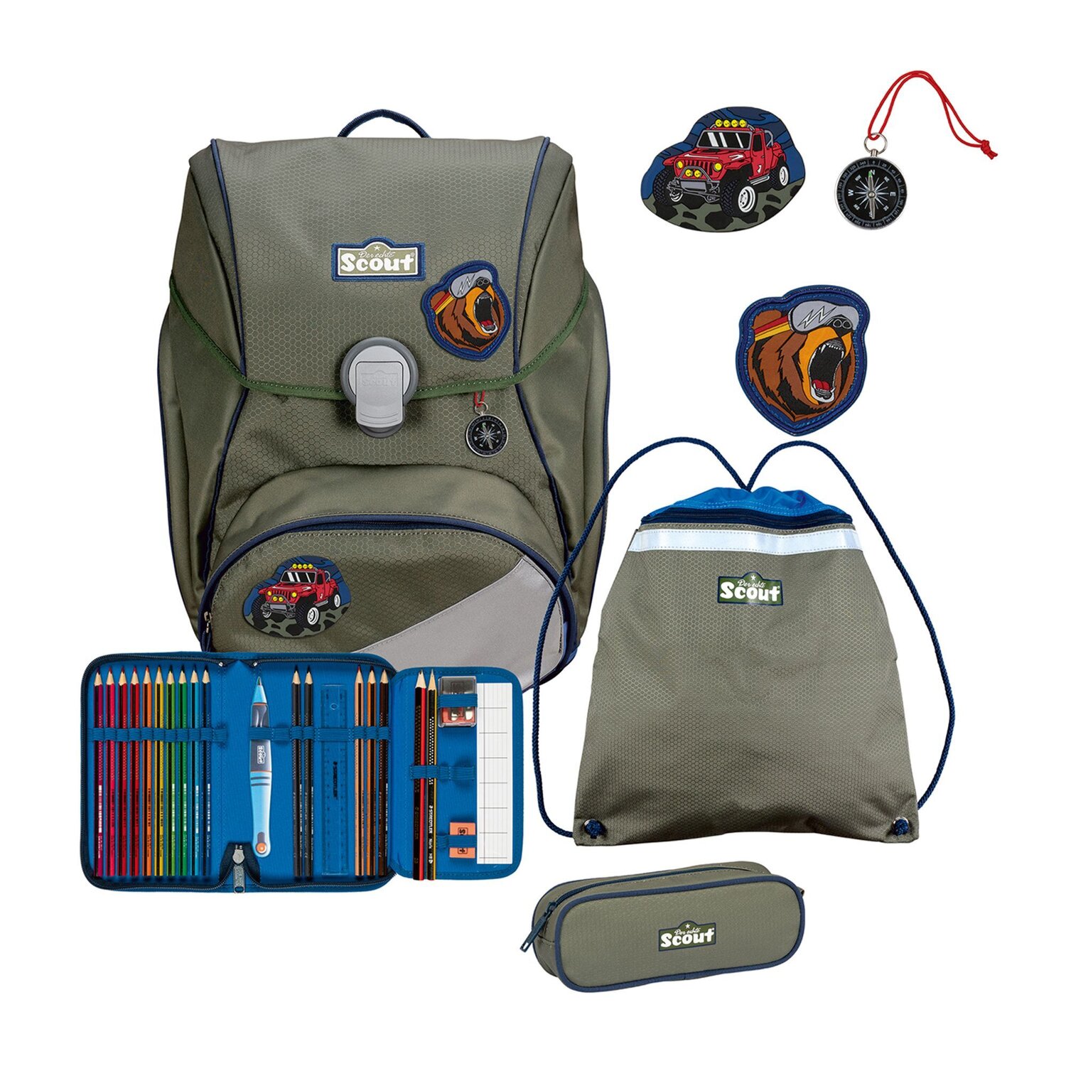 Scout Alpha Set de cartables 4 pi ces Adventure sur Bagage24