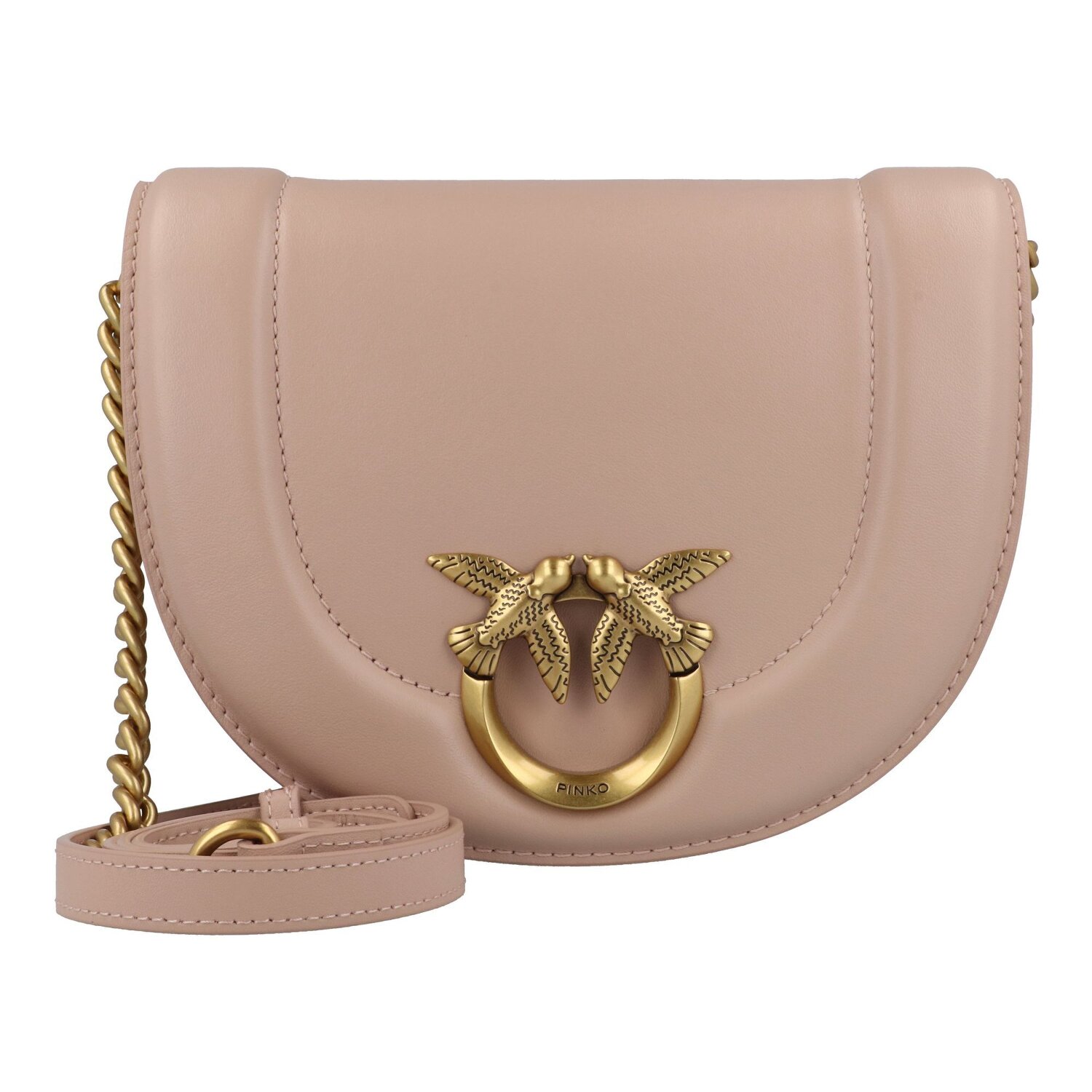 PINKO Round Click Mini Sac a bandouliere Cuir 20 cm cipria sur Bagage24