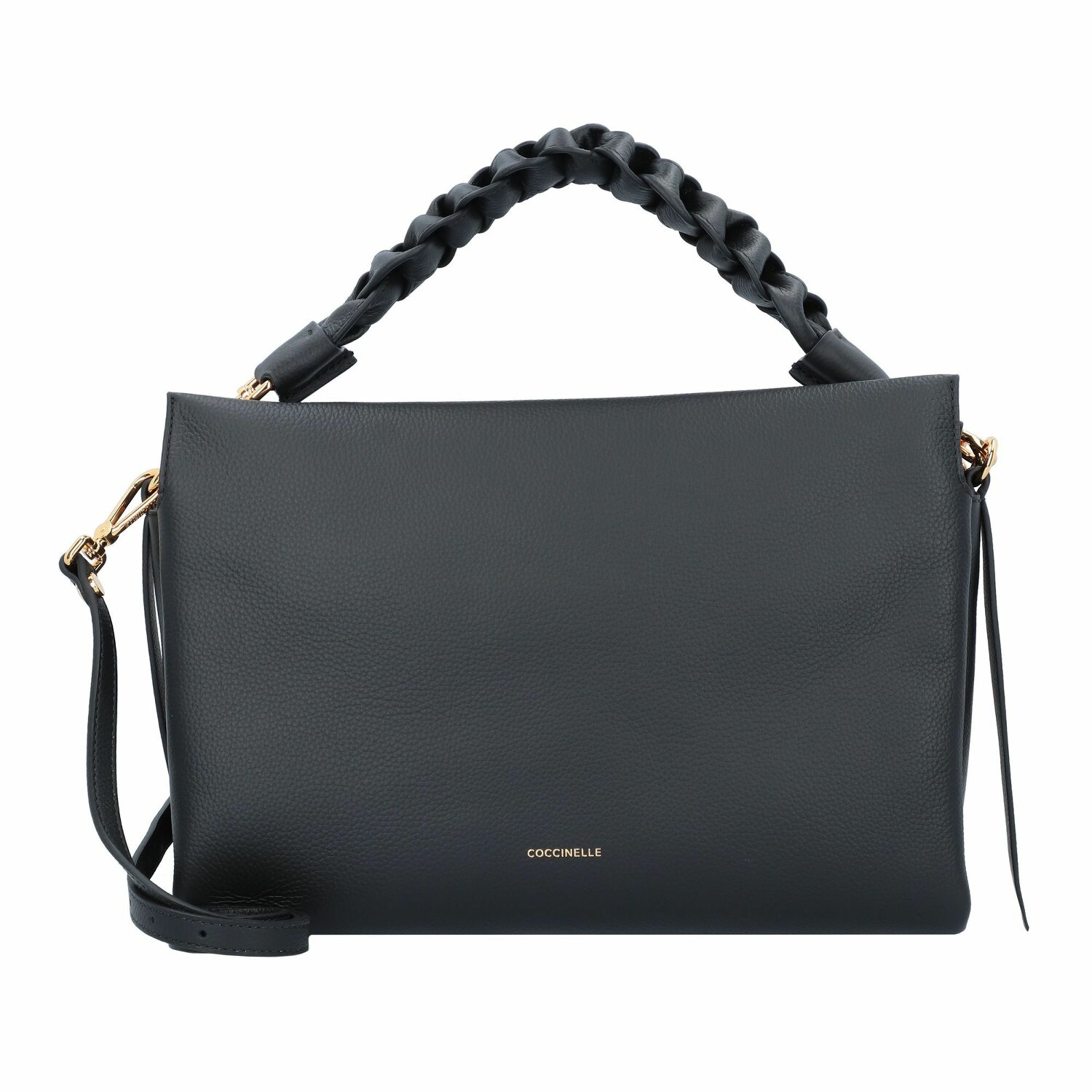 Coccinelle Boheme Grana Double Sac main Cuir 32.5 cm noir cuir