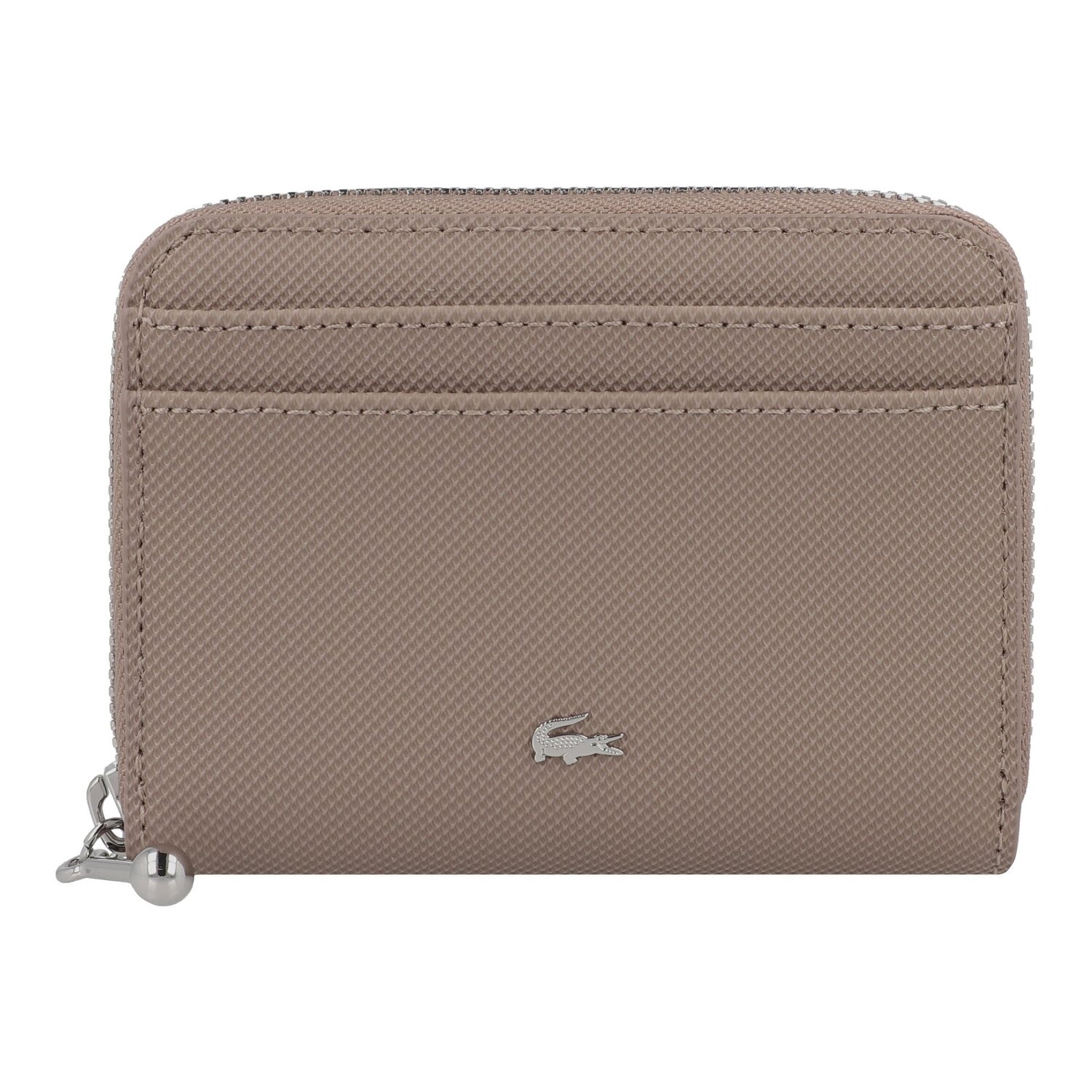 Lacoste Money Pieces Porte monnaie 11.5 cm taupe sur Bagage24