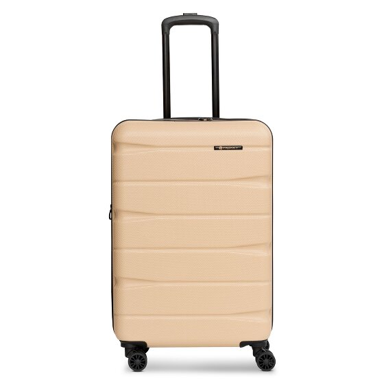 Franky Munich 4.0 Trolley 4 roues M 66 cm avec soufflet d'extension beige dull (FRA12350-07)