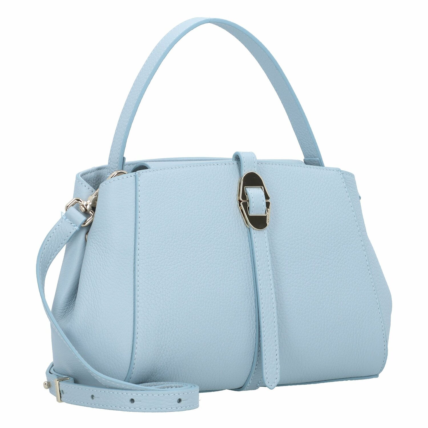 Coccinelle Sac main Cuir 25 cm mist blue sur Bagage24.fr