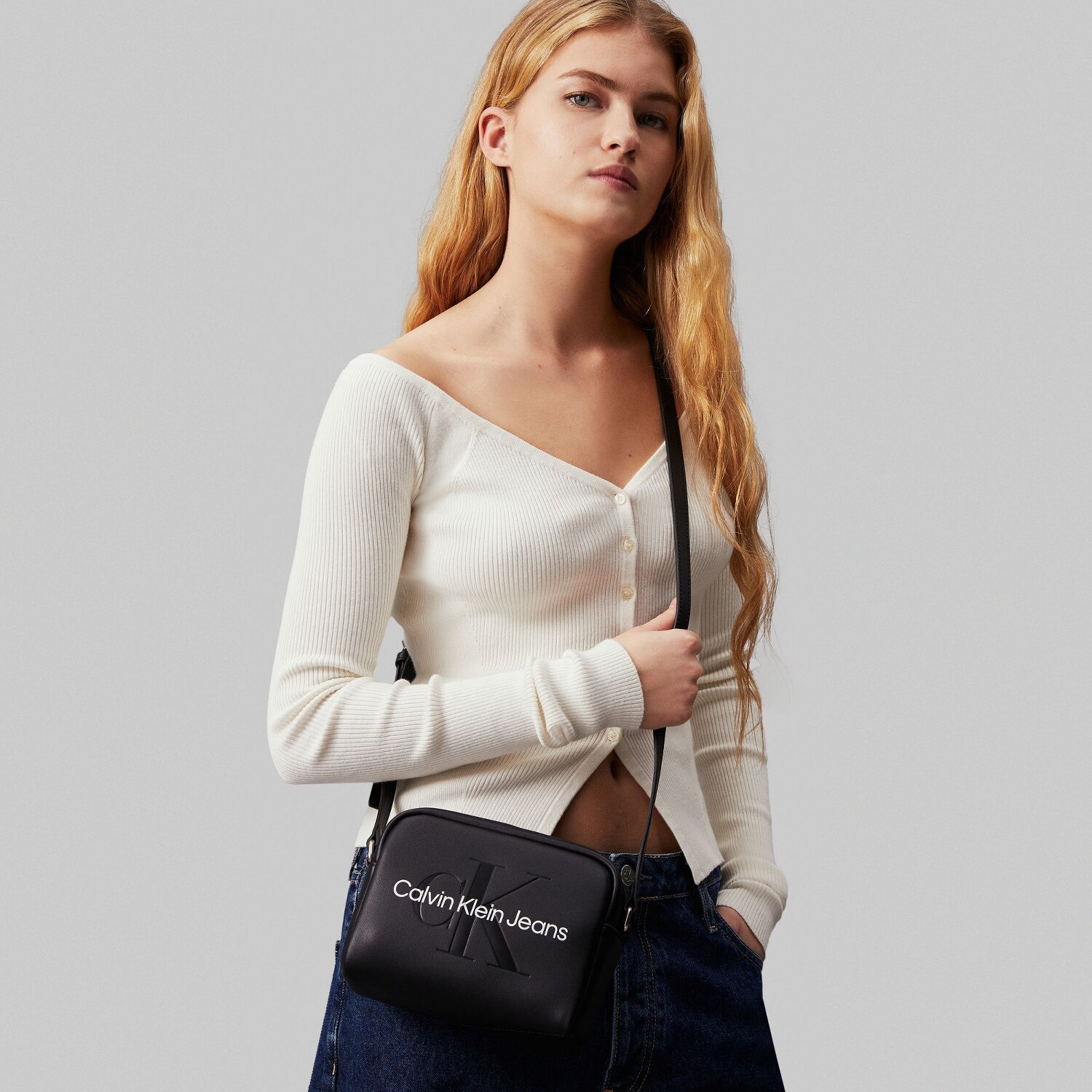 Calvin Klein Jeans Sculpted Mini sac a bandouliere 18 cm fashion black sur Bagage24