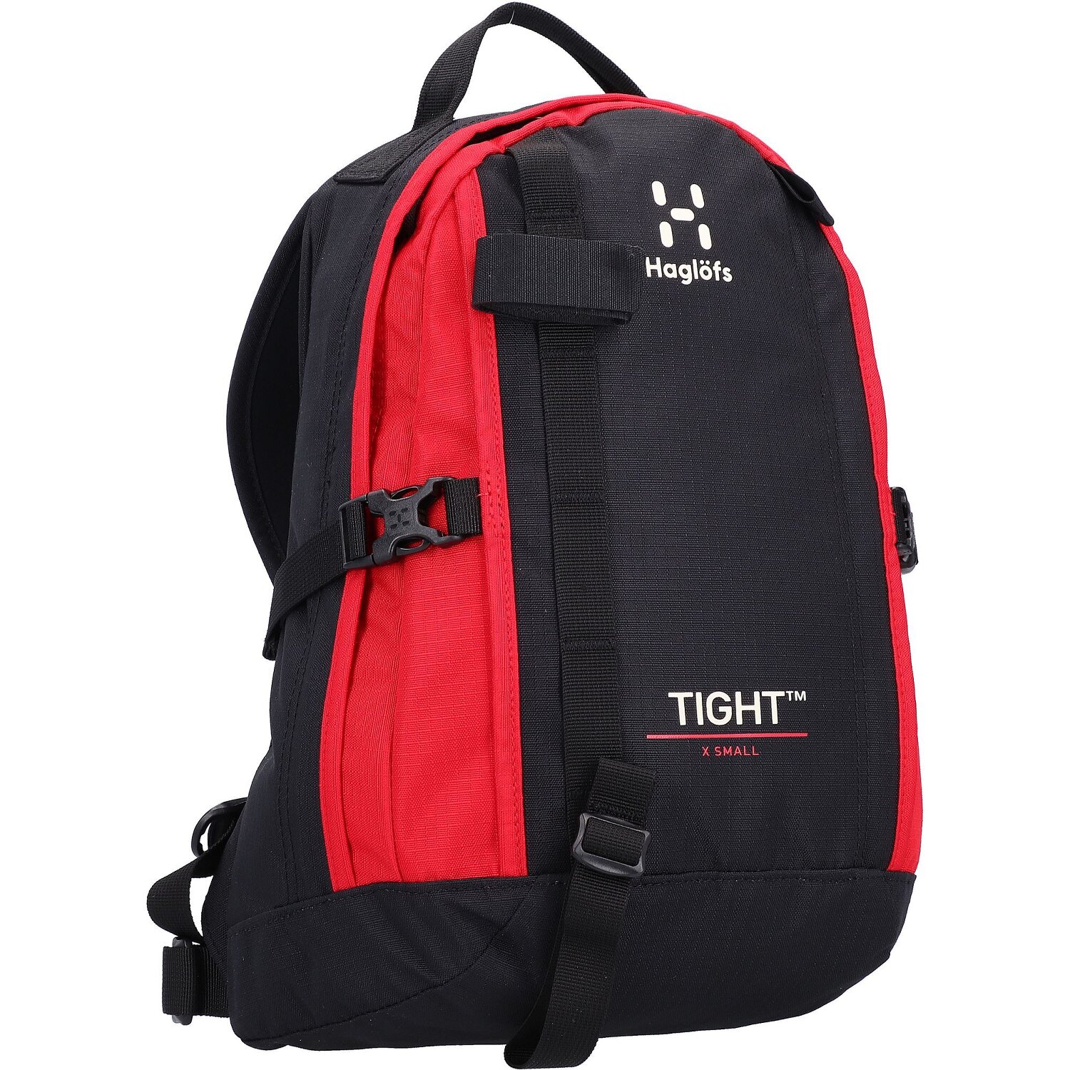 Haglofs Tight 25 cm trueblack scarletred sur Bagage24