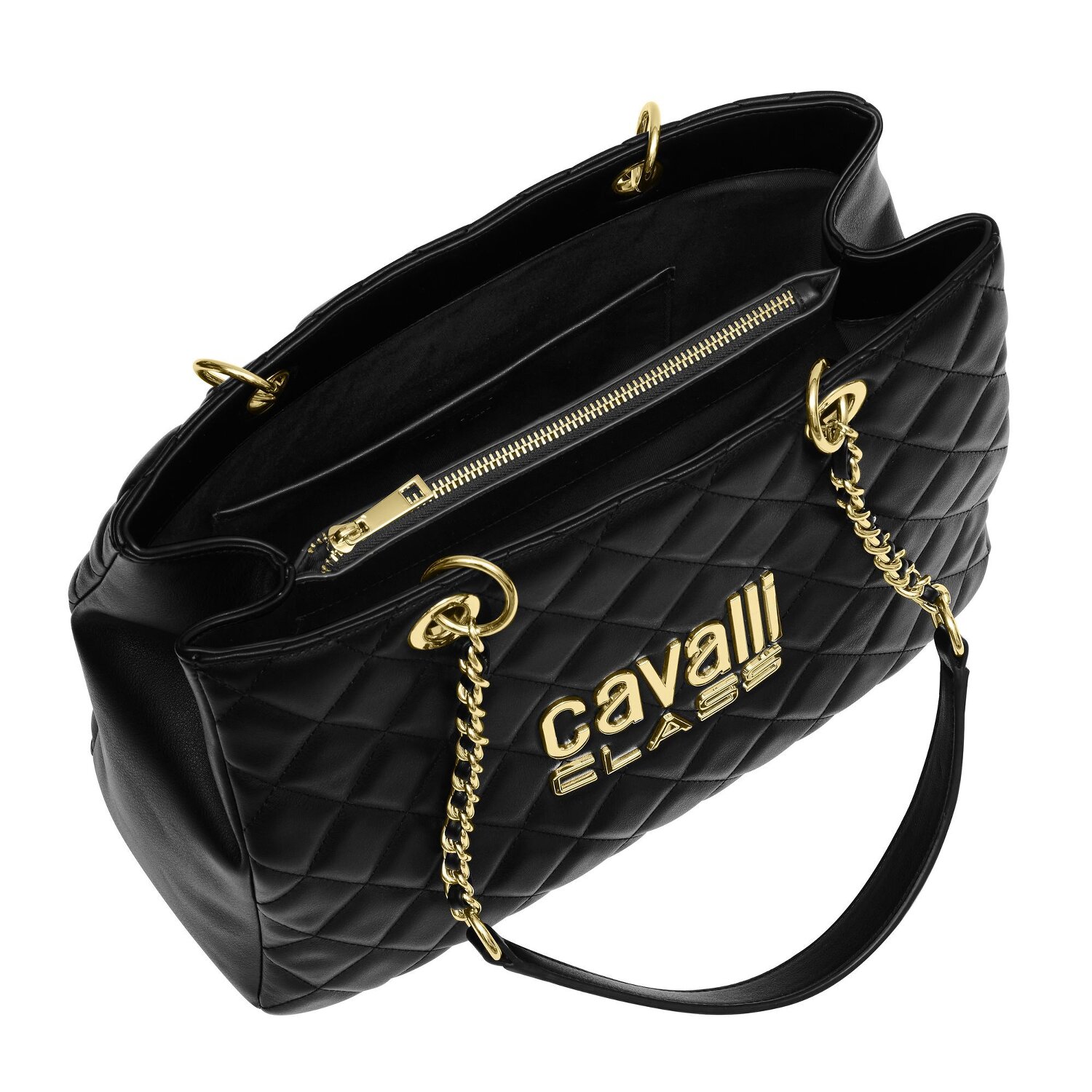 Cavalli Class Perla Sac a bandouliere 34 cm black sur Bagage24