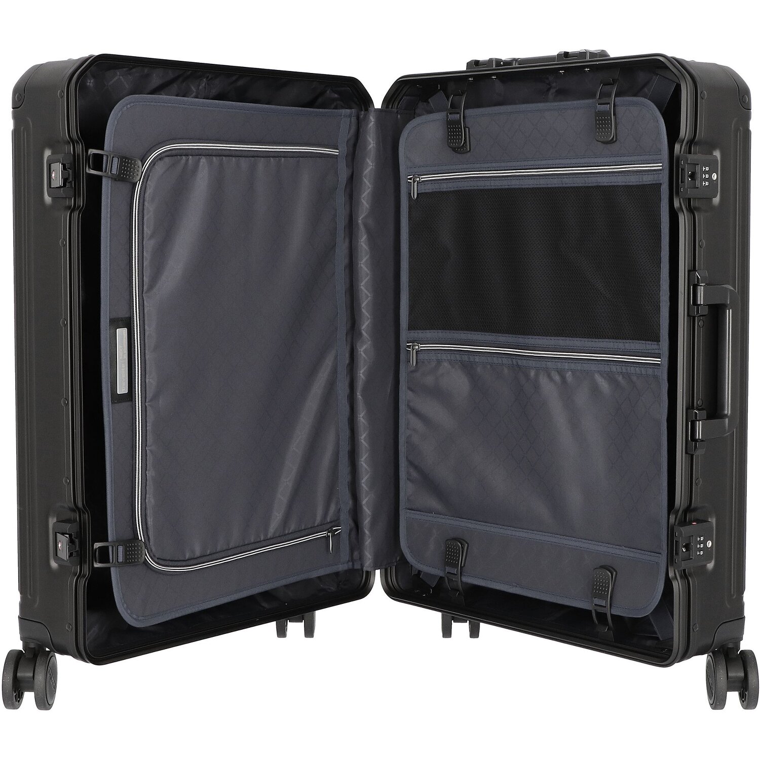 Valise aluminium Travelite NEXT 67cm M noir