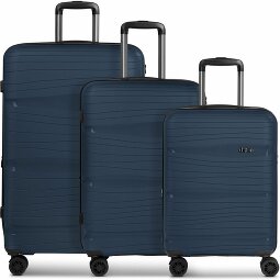 d&n Travel Line 4300-Plus 4 roulettes Set de valises 3 pièces avec soufflet d'extension  Modéle 2