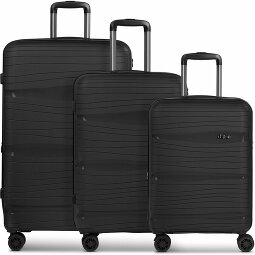 d&n Travel Line 4300-Plus 4 roulettes Set de valises 3 pièces avec soufflet d'extension  Modéle 1