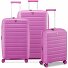  B-Flying 4 roulettes Set de valises 3 pièces avec soufflet d'extension Modéle pink